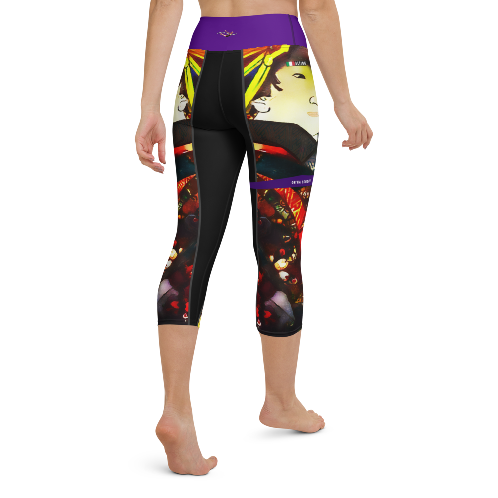 #667534a0 - ALTINO Yoga Capri - Senshi Girl Collection - Stop Plastic Packaging - #PlasticCops - Apparel - Accessories - Clothing For Girls - Women Pants