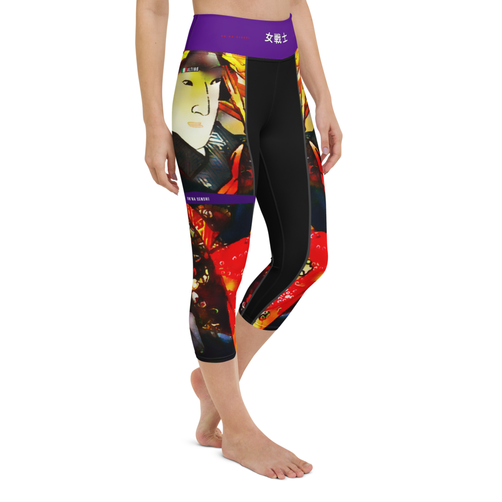 #667534a0 - ALTINO Yoga Capri - Senshi Girl Collection - Stop Plastic Packaging - #PlasticCops - Apparel - Accessories - Clothing For Girls - Women Pants