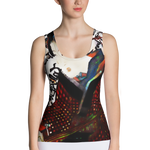 Black - #b80b8580 - ALTINO Senshi Fitted Tank Top - Senshi Girl Collection - Stop Plastic Packaging - #PlasticCops - Apparel - Accessories - Clothing For Girls - Women Tops