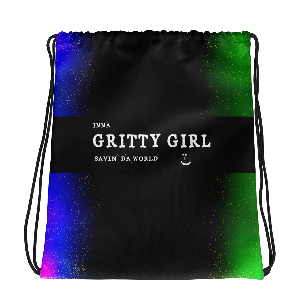 #c321f1a0 - Gritty Girl Orb 862887 - ALTINO Draw String Bag - Gritty Girl Collection