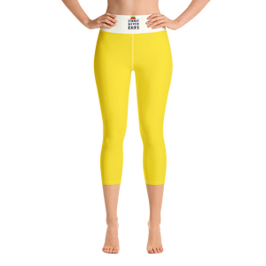 #ad329330 - Pineapple - ALTINO Yoga Capri - Summer Never Ends Collection